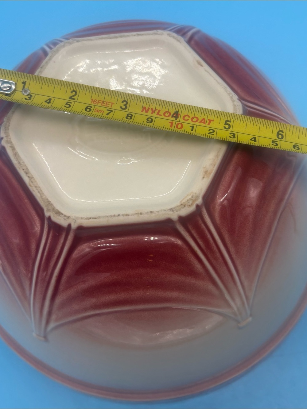 Longaberger American Craft Paprika 11 x  6 Mixing Bowl - Picture 11 of 13